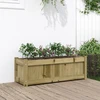 Pakeltas sodo lovelis, antr. sp., 129x129x45cm, galvan. plienas