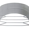 Sodo lovelis, antracito, 212x140x68cm, plienas