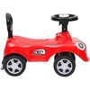 Paspiriamas vaikiškas automobilis, raudonos spalvos