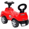 Paspiriamas vaikiškas automobilis, raudonos spalvos