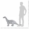 Pastat. pliušin. žaislas dinozauras brachiozauras, pilkas, XXL