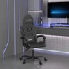 Pasukama žaidimų kėdė, juodos spalvos, dirbtinė oda