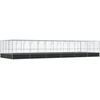 Paukštidė su prailginimu, sidabrinė, 1246x414x212cm, plienas