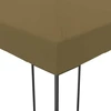 Pavėsinė-palapinė, taupe spalvos, 6x3x2,7m, 180g/m²
