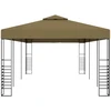 Pavėsinė-palapinė, taupe spalvos, 6x3x2,7m, 180g/m²