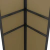 Pavėsinė su dvigubu stogu ir lemputėmis LED, taupe, 3x3x2,7m