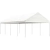 Proginė palapinė su 10 tinklinių sienų, mėlyna, 3x12m, HDPE