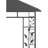 Pavėsinė su tinkleliu nuo uodų, antracito, 3x3x2,73m, 180g/m²