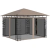 Pavėsinė su tinkleliu nuo uodų, taupe spalvos, 3x3x2,73m