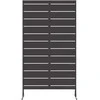 Privatumo žaliuzės Juoda 100 x 50 x 180 cm Plienas