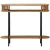 Rankų darbo pabaigos stalas Tamsiai rudas 90 x 30 x 75 cm