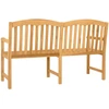 Lauko baldų komplektas Rankų darbo rožių suolelis 179,5 x 61 x 90 cm Kieto teka medžio