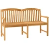 Lauko baldų komplektas Rankų darbo rožių suolelis 179,5 x 61 x 90 cm Kieto teka medžio