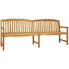 Lauko baldų komplektas Rankų darbo rožių suolelis 228 x 61 x 94,5 cm Kieto teka medžio