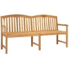 Lauko baldų komplektas Rankų darbo rožių suolelis 150 x 60 x 90 cm Kieto teka medžio