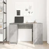 Rašomasis stalas, betono pilkas, 120x42x76 cm, apdirbta mediena