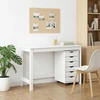 Rašomasis stalas ir riedantis kabinetas MOSS 2 pcs Balta