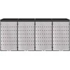 Rato konteinerių laikymas 3 konteineriams 340 x 77.5 x 115.5 cm