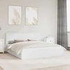 Saugos lova su galvūgalio Balta 180 x 200 cm Apdirbta mediena