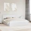 Saugos lova su galvūgalio Balta 180 x 200 cm Apdirbta mediena