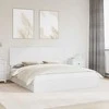 Saugos lova su galvūgalio Balta 180 x 200 cm Apdirbta mediena