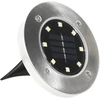 Saulės energija įkraunami LED šviestuvai, 8vnt., įvairių spalvų