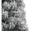Siaura Kalėdų eglutė su stovu ir sniegu, 300cm, PVC