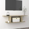 TV staliukas Sieninė televizoriaus spintelė, ąžuolo spalvos, 103x30x26,5cm