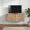 TV staliukas Sieninė TV spintelė 59,5 x 31 cm Artisano ąžuolo