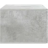 TV staliukas Sieninė TV spintelė 59,5 x 31 cm Betono pilka Apdirbta mediena
