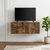 TV staliukas Sieninė TV spintelė 59,5 x 31 cm Dūminio ąžuolo