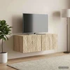 Sieninė TV spintelė 59,5 x 31 cm Sonoma ąžuolas