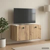 TV staliukas Sieninė TV spintelė 59,5 x 31 x 30 cm Artisano ąžuolo
