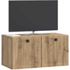 TV staliukas Sieninė TV spintelė 59,5 x 31 x 30 cm Artisano ąžuolo