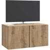 TV staliukas Sieninė TV spintelė 59,5 x 31 x 30 cm Artisano ąžuolo