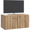 TV staliukas Sieninė TV spintelė 59,5 x 31 x 30 cm Artisano ąžuolo