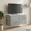 TV staliukas Sieninė TV spintelė 59,5 x 31 x 30 cm Betono pilka