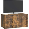 TV staliukas Sieninė TV spintelė 59,5 x 31 x 30 cm Dūminio ąžuolo
