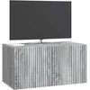 TV staliukas Sieninė TV spintelė 59,5 x 31 x 30 cm Pilka sonoma ąžuolo