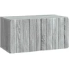 TV staliukas Sieninė TV spintelė 59,5 x 31 x 30 cm Pilka Sonoma