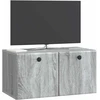 TV staliukas Sieninė TV spintelė 59,5 x 31 x 30 cm Pilka Sonoma
