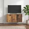 TV staliukas Sieninė TV spintelė 59,5 x 31 x 30 cm Sendintos medienos