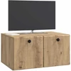 TV staliukas Sieninė TV spintelė 59,5 x 41 x 30 cm Artisano ąžuolo