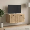 TV staliukas Sieninė TV spintelė 59,5 x 41 x 30 cm Artisano ąžuolo