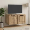 TV staliukas Sieninė TV spintelė 59,5 x 41 x 30 cm Artisano ąžuolo