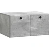 TV staliukas Sieninė TV spintelė 59,5 x 41 x 30 cm Betono pilka