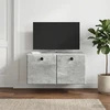 TV staliukas Sieninė TV spintelė 59,5 x 41 x 30 cm Betono pilka
