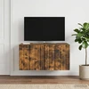 TV staliukas Sieninė TV spintelė 59,5 x 41 x 30 cm Dūminio ąžuolo