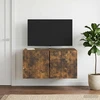 TV staliukas Sieninė TV spintelė 59,5 x 41 x 30 cm Dūminio ąžuolo