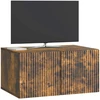 TV staliukas Sieninė TV spintelė 59,5 x 41 x 30 cm Dūminio ąžuolo